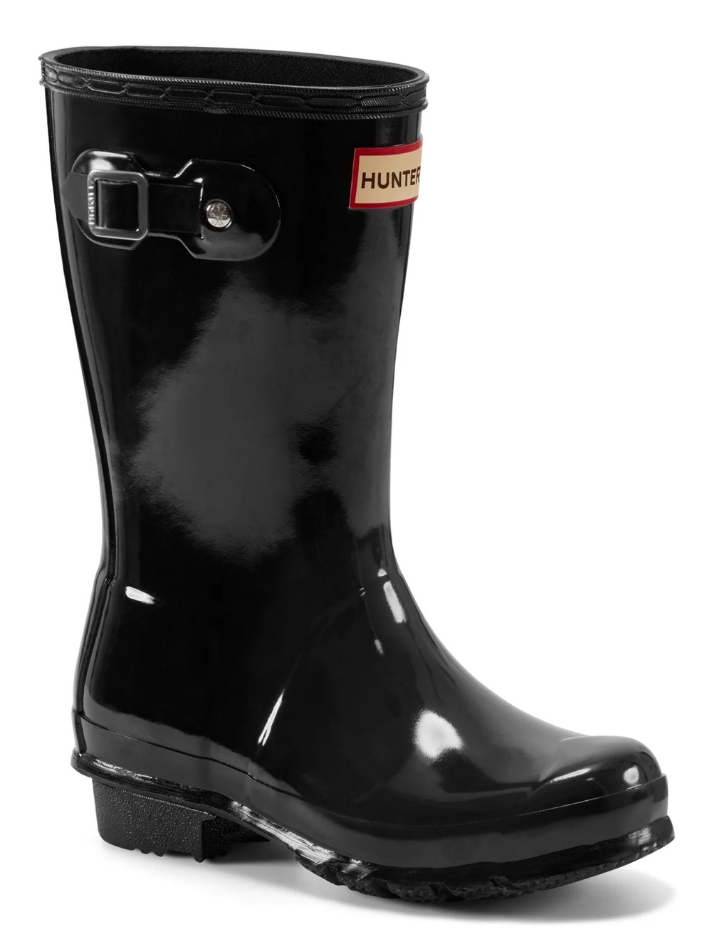 Hunter Original Gloss Black Rain Boots Kids Size 3M/4F